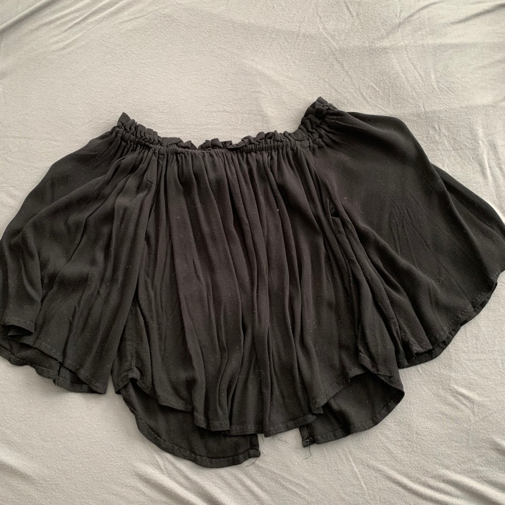 Off the shoulder crop top